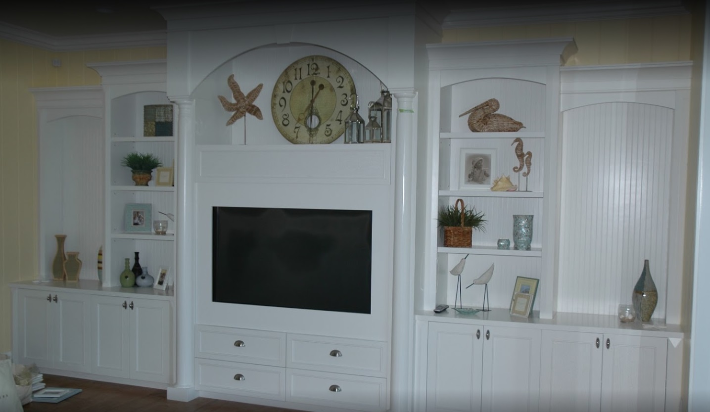 Entertainment cabinetry detail image